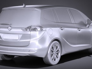 Opel Zafira 2017 3Dモデル