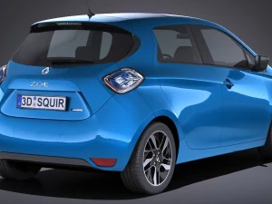 Renault Zoe 2017 3D Model