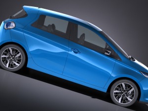 Renault Zoe 2017 3Dモデル