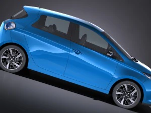 Renault Zoe 2017 3D Model
