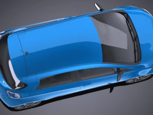 Renault Zoe 2017 3D Model