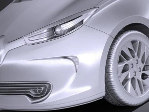 Renault Zoe 2017 3D Model