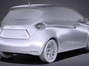 Renault Zoe 2017 3Dモデル