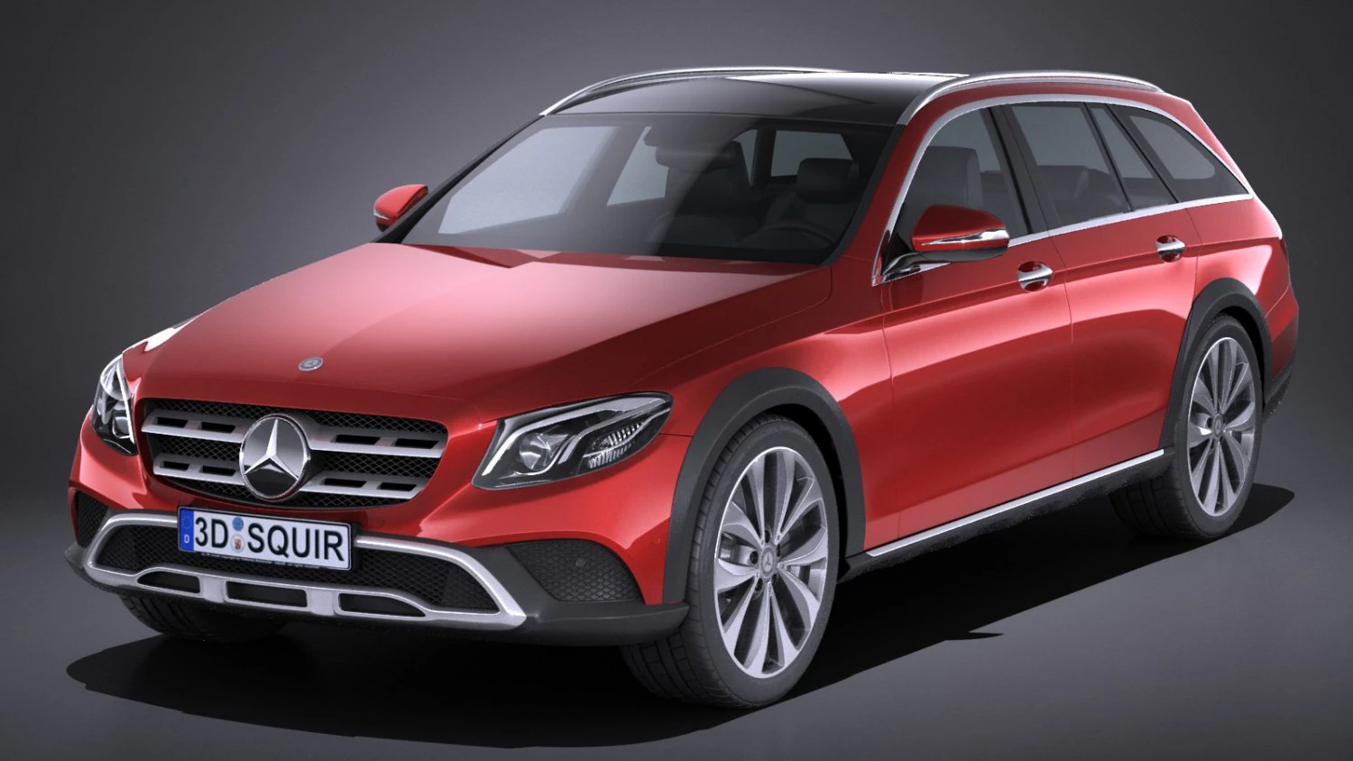 Mercedes-Benz E-class Allterrain 2017 3D Model .c4d .max .obj .3ds .fbx .stl .blend 