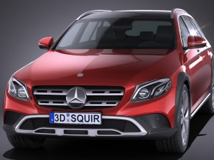 Mercedes-Benz E-class Allterrain 2017 3D 모델