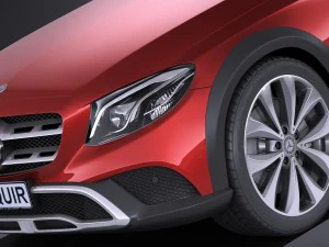 Mercedes-Benz E-class Allterrain 2017 3D Model