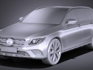 Mercedes-Benz E-class Allterrain 2017 3D 모델