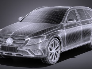 Mercedes-Benz E-class Allterrain 2017 3D 모델