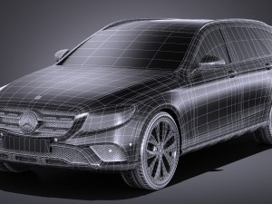 Mercedes-Benz E-class Allterrain 2017 3D 모델