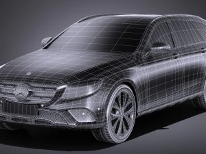 Mercedes-Benz E-class Allterrain 2017 3D Model