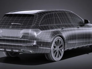 Mercedes-Benz E-class Allterrain 2017 3D Model