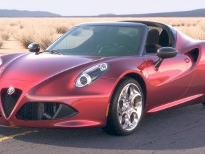 Alfa Romeo 4C Spider 2017 Desert Studio 3D Model