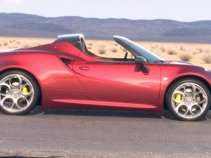 Alfa Romeo 4C Spider 2017 Desert Studio Modello 3D