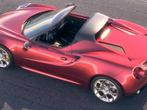Alfa Romeo 4C Spider 2017 Desert Studio Modello 3D