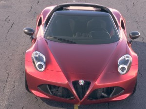 Alfa Romeo 4C Spider 2017 Desert Studio Modello 3D