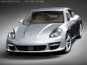 Porsche Panamera 2010 3D Model