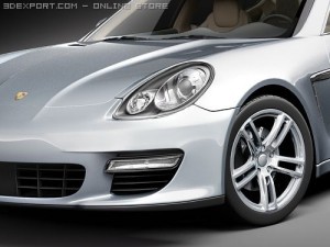 Porsche Panamera 2010 Model 3D