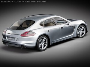 Porsche Panamera 2010 Model 3D