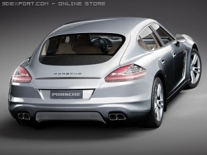 Porsche Panamera 2010 Model 3D