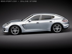 Porsche Panamera 2010 Model 3D