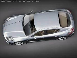 Porsche Panamera 2010 3D Model