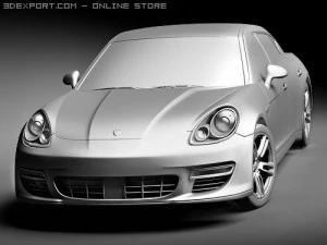 Porsche Panamera 2010 3D Model
