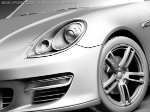Porsche Panamera 2010 Model 3D