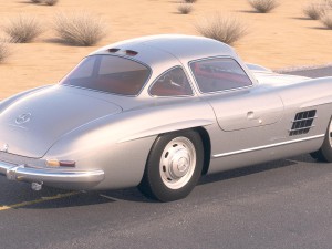 Mercedes-Benz 300SL Gullwing W198 1955 Modello 3D