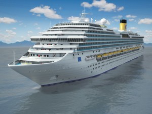 costa concordia cruise ship 3D Model