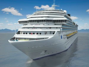 Costa Concordia Cruise Ship 3D Model