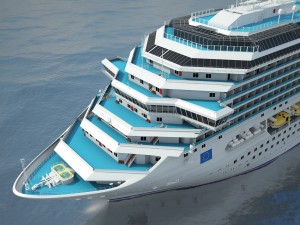 Costa Concordia Cruise Ship 3D Model