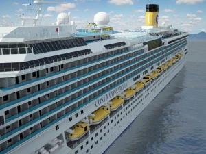 Costa Concordia Cruise Ship 3D Model