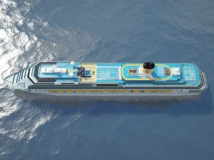 Costa Concordia Cruise Ship 3D Model