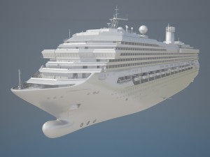 Costa Concordia Cruise Ship 3D Model