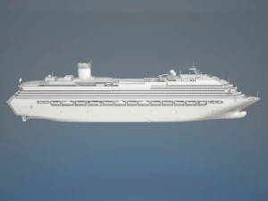 Costa Concordia Cruise Ship 3D Model