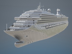 Costa Concordia Cruise Ship 3D Model