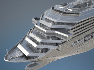 Costa Concordia Cruise Ship 3D Model