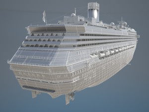 Costa Concordia Cruise Ship 3D Model