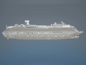 Costa Concordia Cruise Ship 3D Model