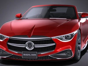 Generic Sport Convertible 2016 3D Model