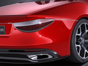 Generic Sport Convertible 2016 3D Modell