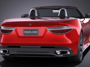 Generic Sport Convertible 2016 3D Model
