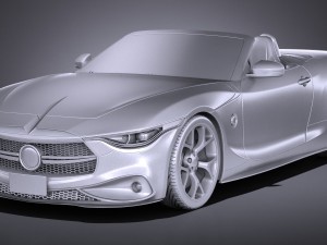 Generic Sport Convertible 2016 3D Modell