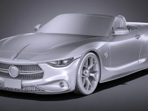 Generic Sport Convertible 2016 3D Model