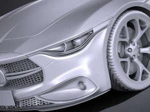 Generic Sport Convertible 2016 3D Model