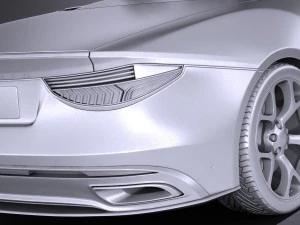 Generic Sport Convertible 2016 3D Model