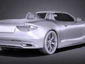 Generic Sport Convertible 2016 3D Modell