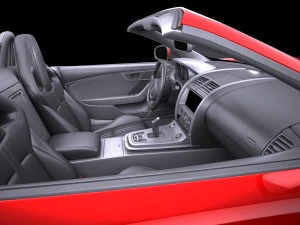 Generic Sport Convertible 2016 3D Model