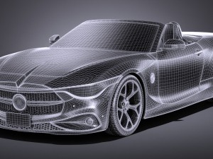 Generic Sport Convertible 2016 3D Modell