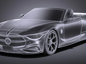 Generic Sport Convertible 2016 3D Model